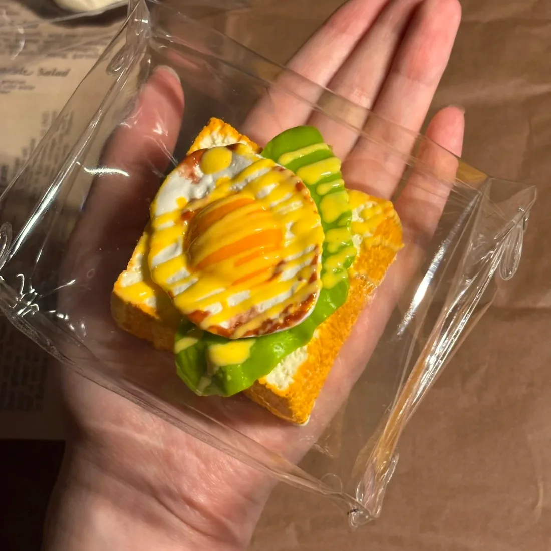Avocado Egg Toast Squishy