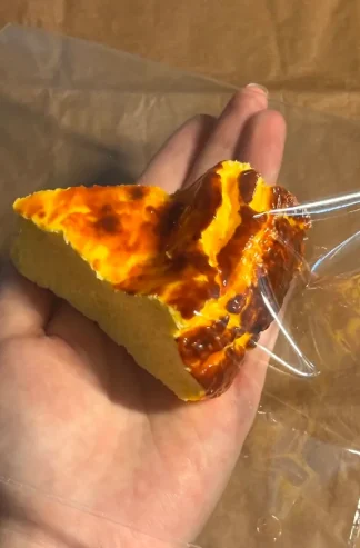 Baked Cheese Triangle Cake