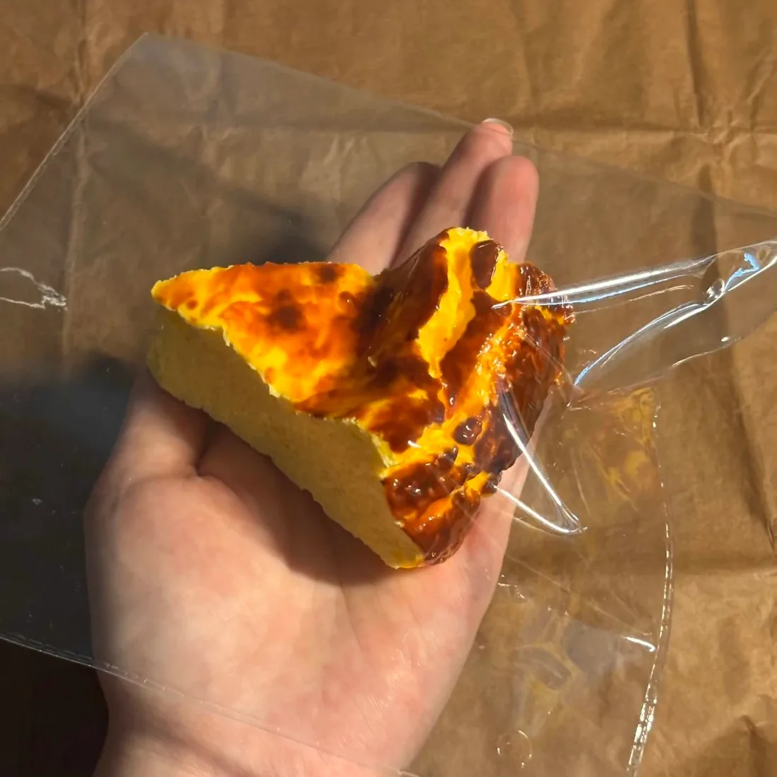 Baked Cheese Triangle Cake