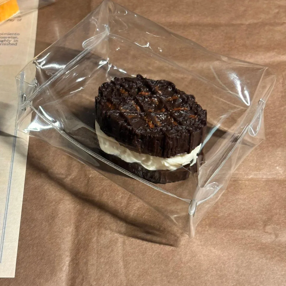 Waffle Cream Cookie Squishy